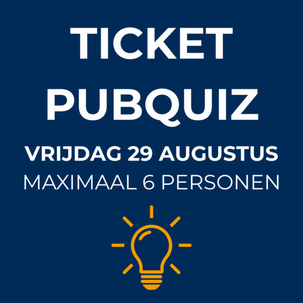 Ticket PubQuiz - 6 personen